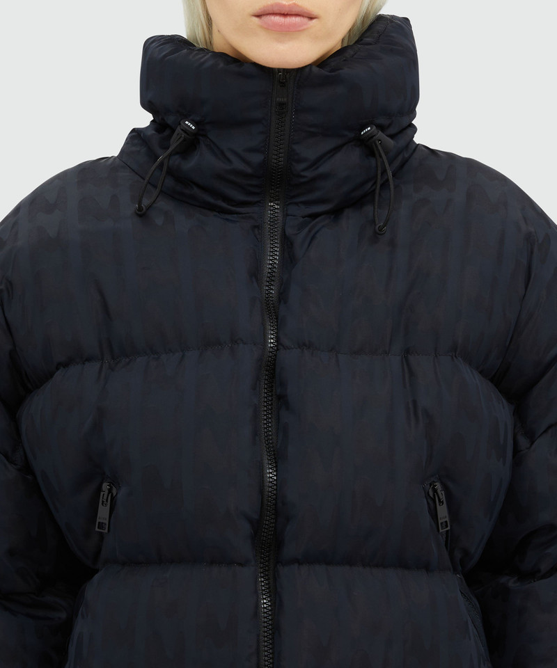 Nylon "TheMwave" down jacket 5