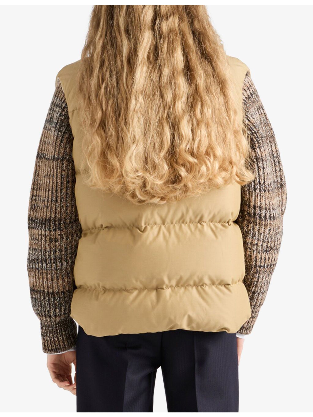Triangle-Logo Technical Fabric-Down Gilet - 4