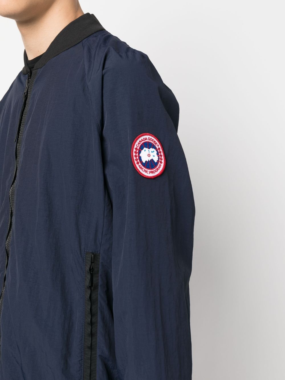 zip-fastening long-sleeve jacket - 5