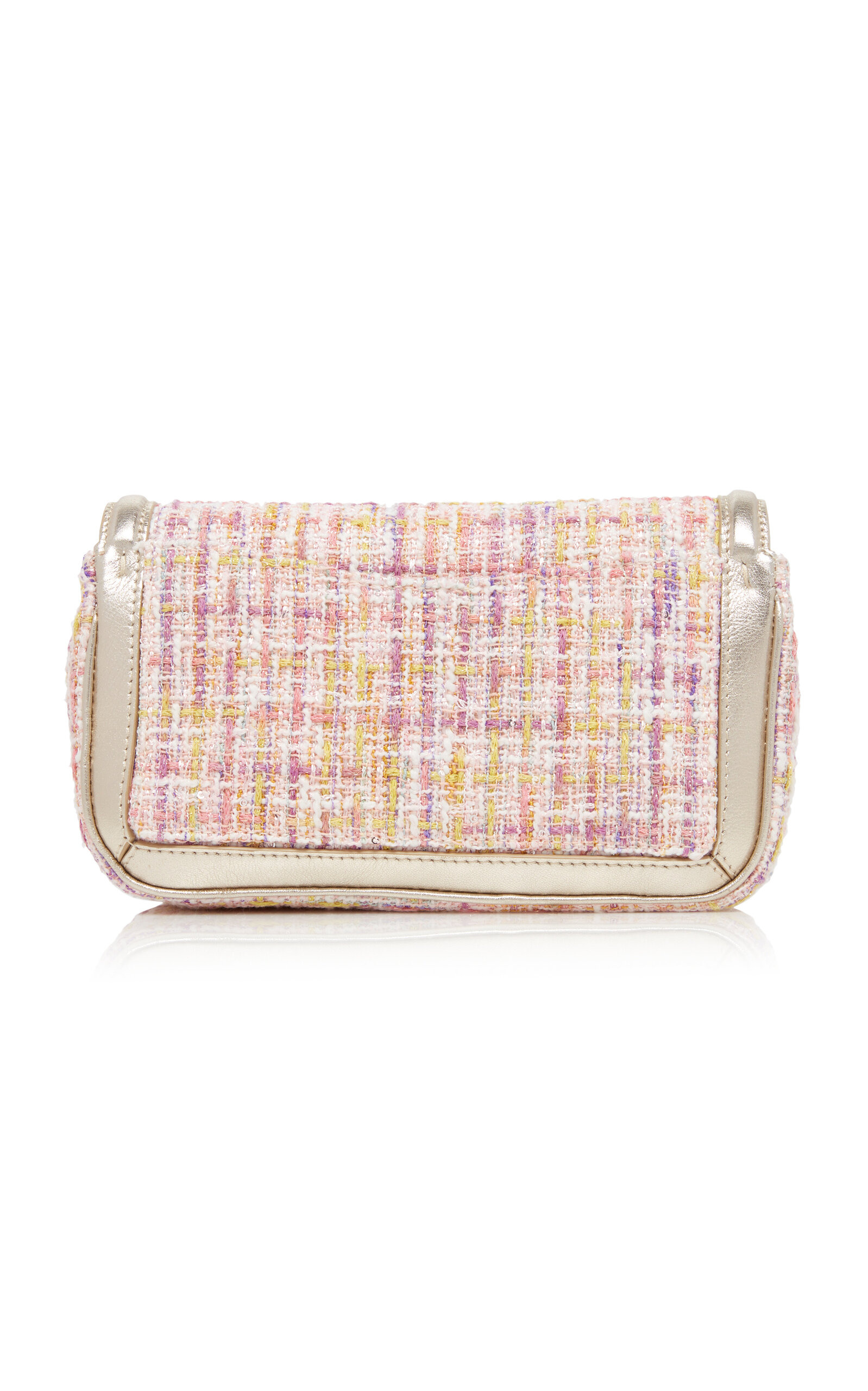 Viv' Jeu De Fille Tweed Envelope Bag pink - 5