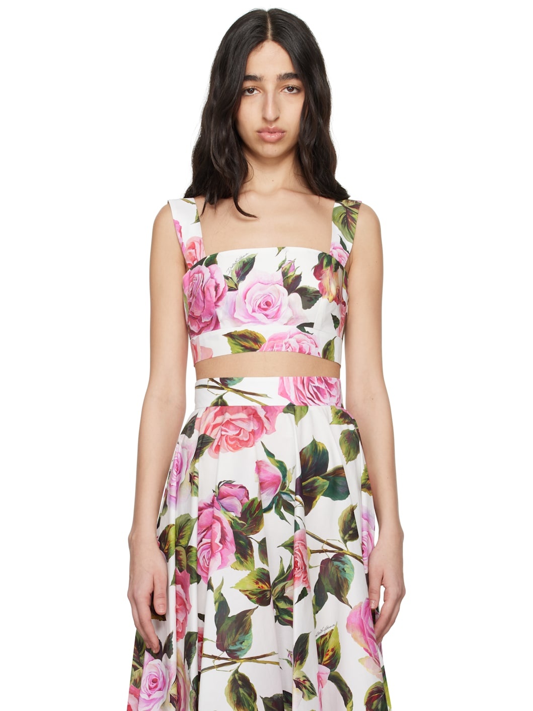 Multicolor Rose-Print Camisole - 1