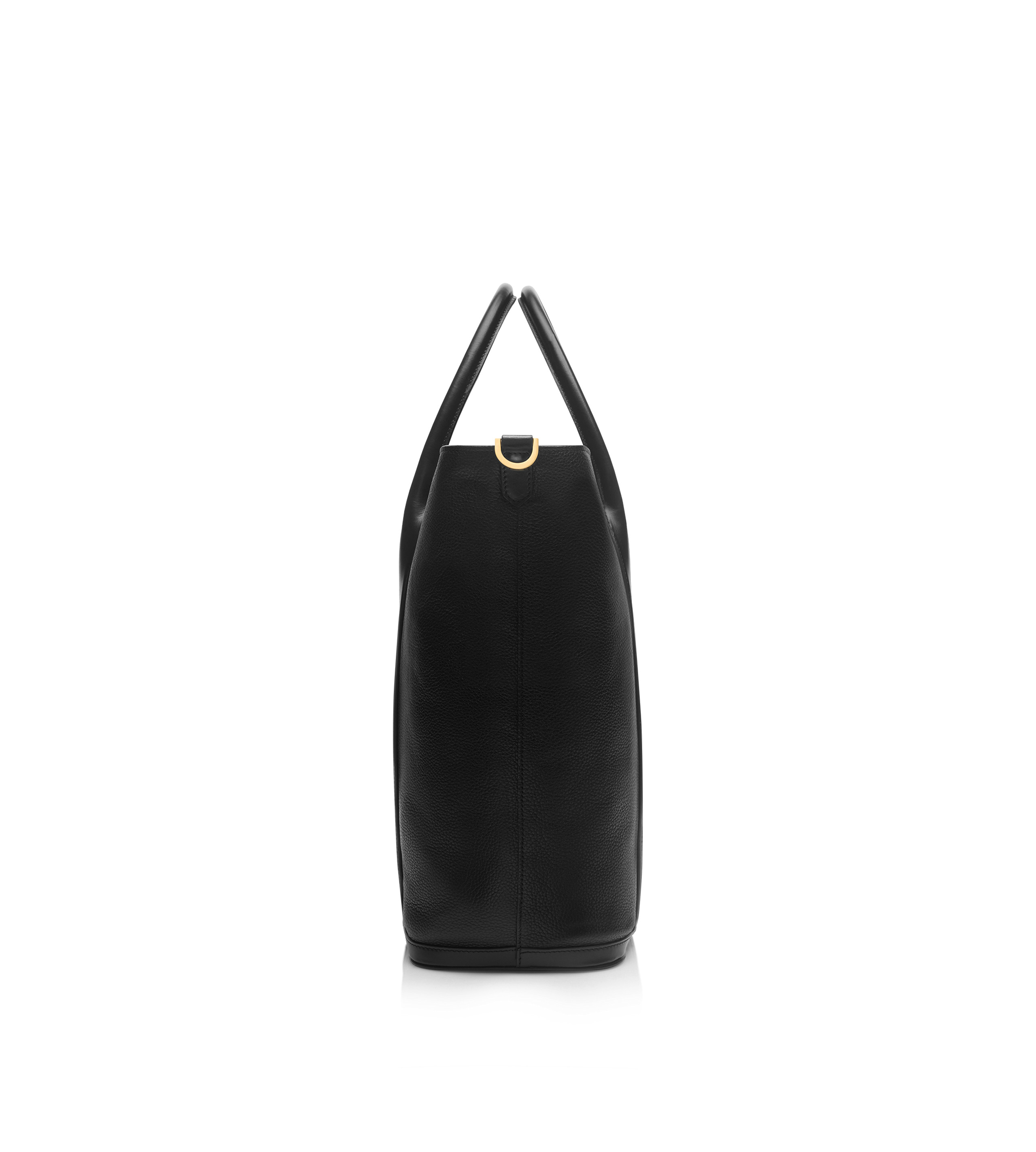 GRAIN LEATHER SHOPPER WITH ZIP - 2