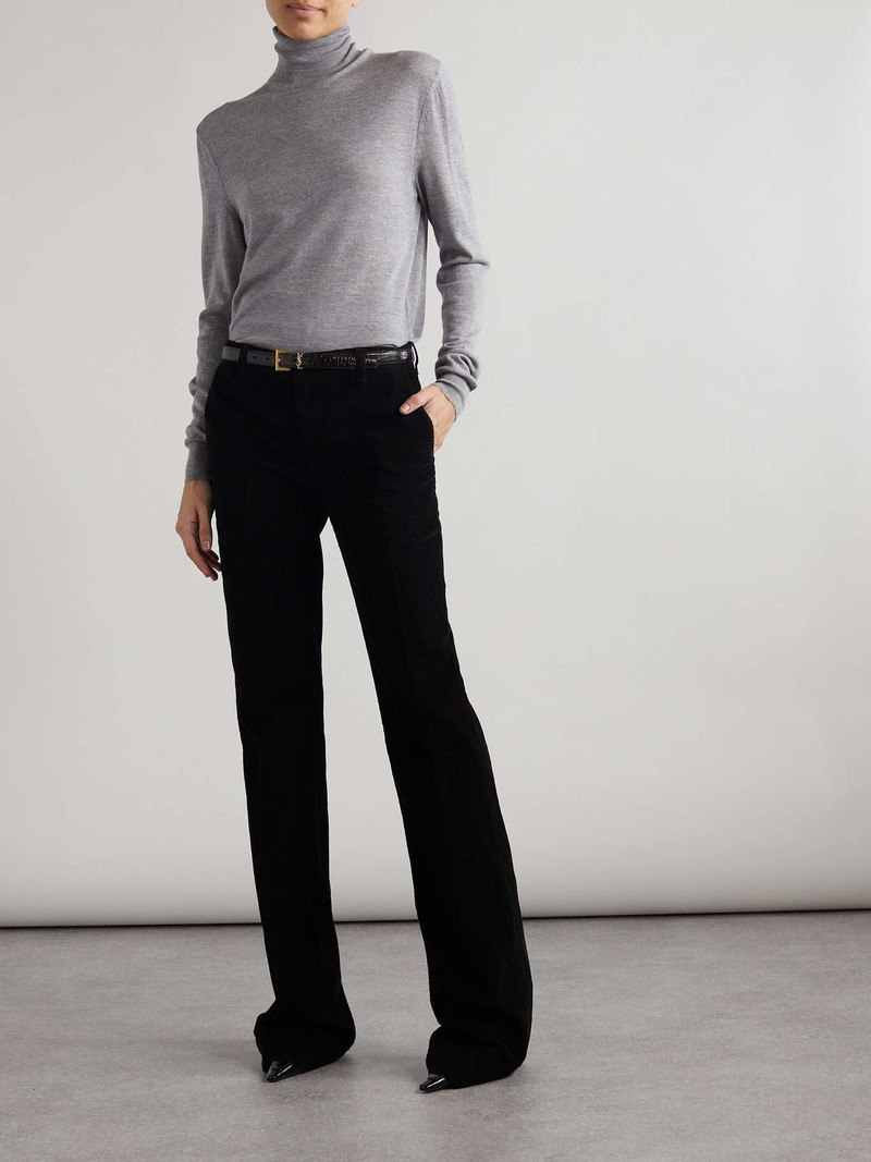 SAINT LAURENT Wool turtleneck sweater outlook