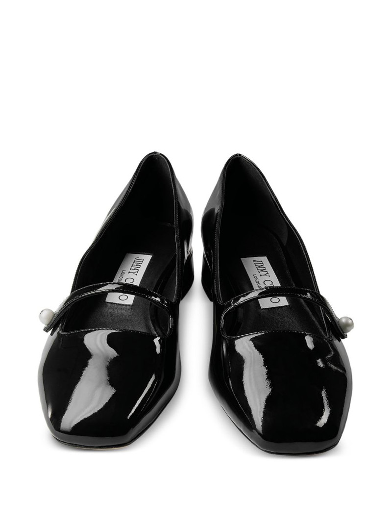 Elisa pearl-strap ballet flats 4