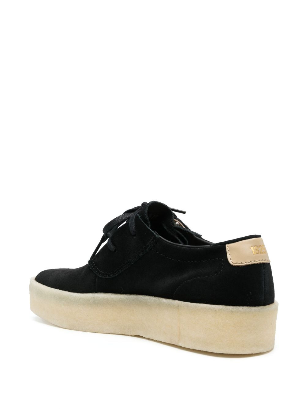 Wallabee lace-up suede loafers - 3