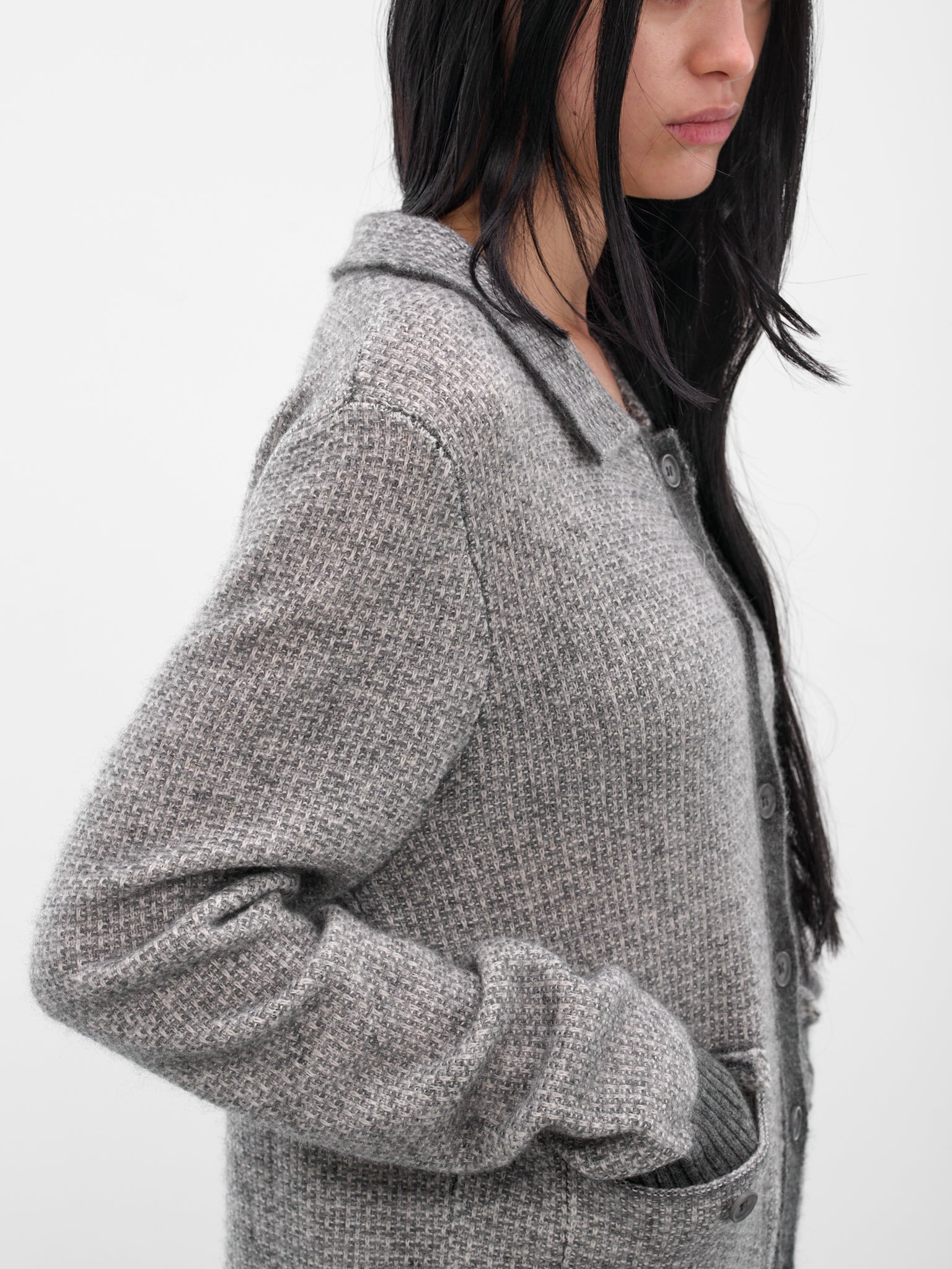 Gray Avel Knit Sweater - 4