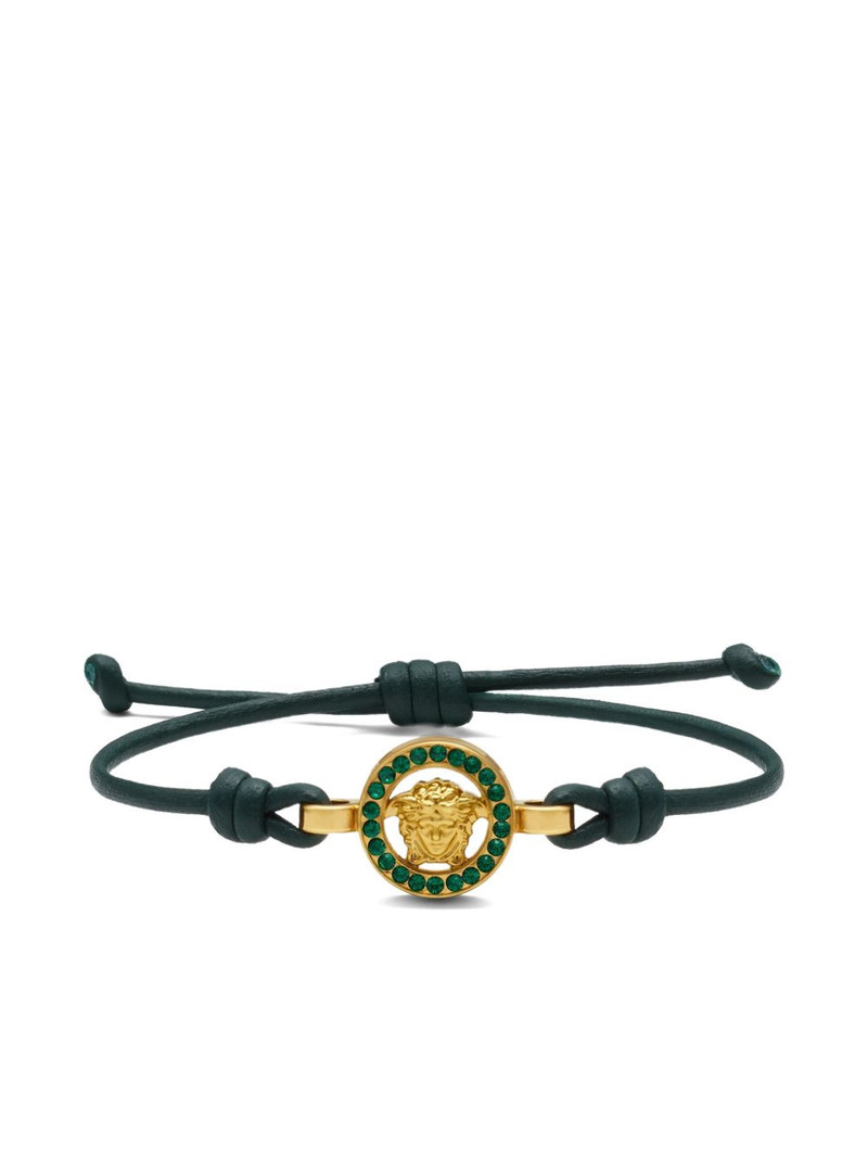 VERSACE Medusa 95' logo-charm bracelet outlook