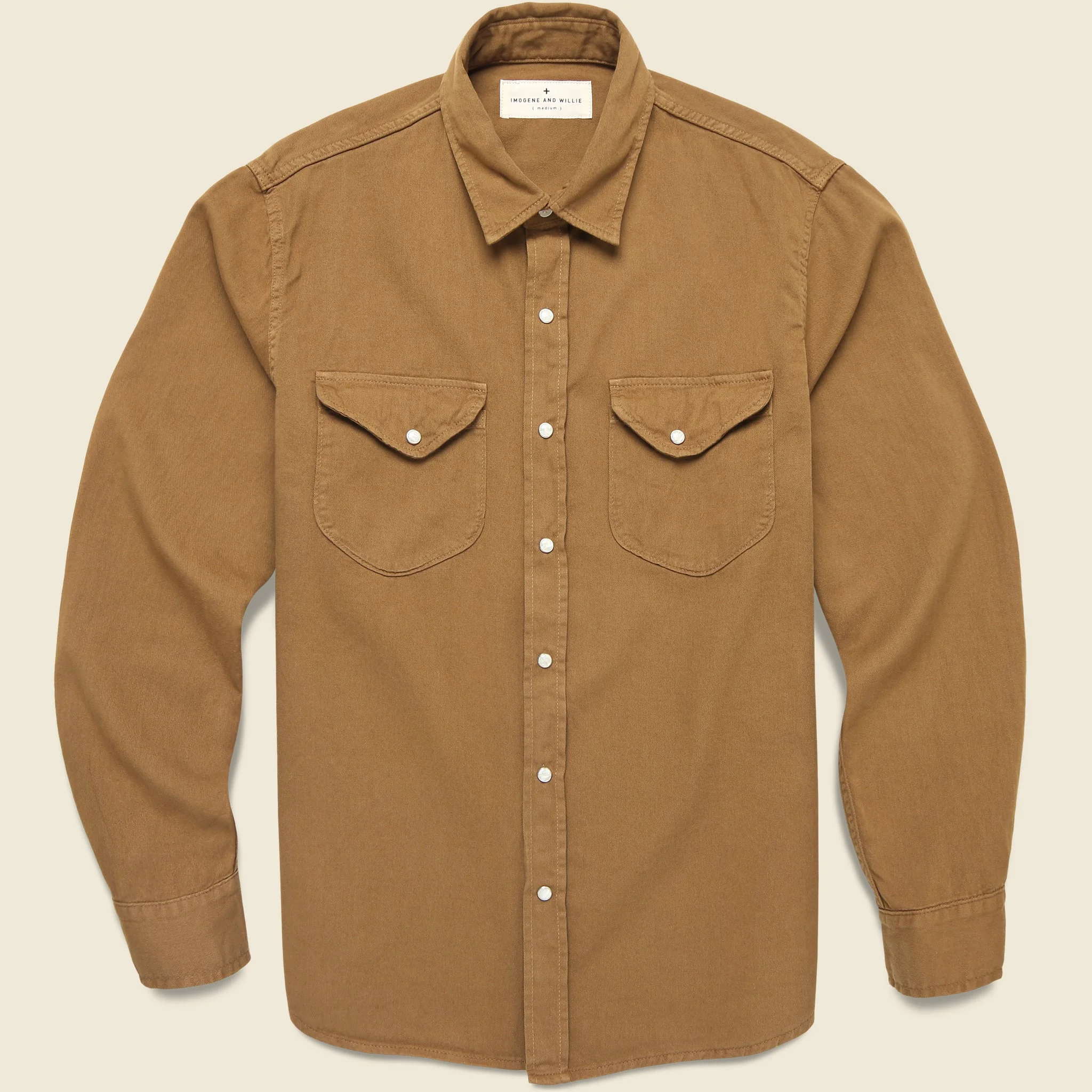 Hayes Pearl Snap Shirt - Whisper - 1