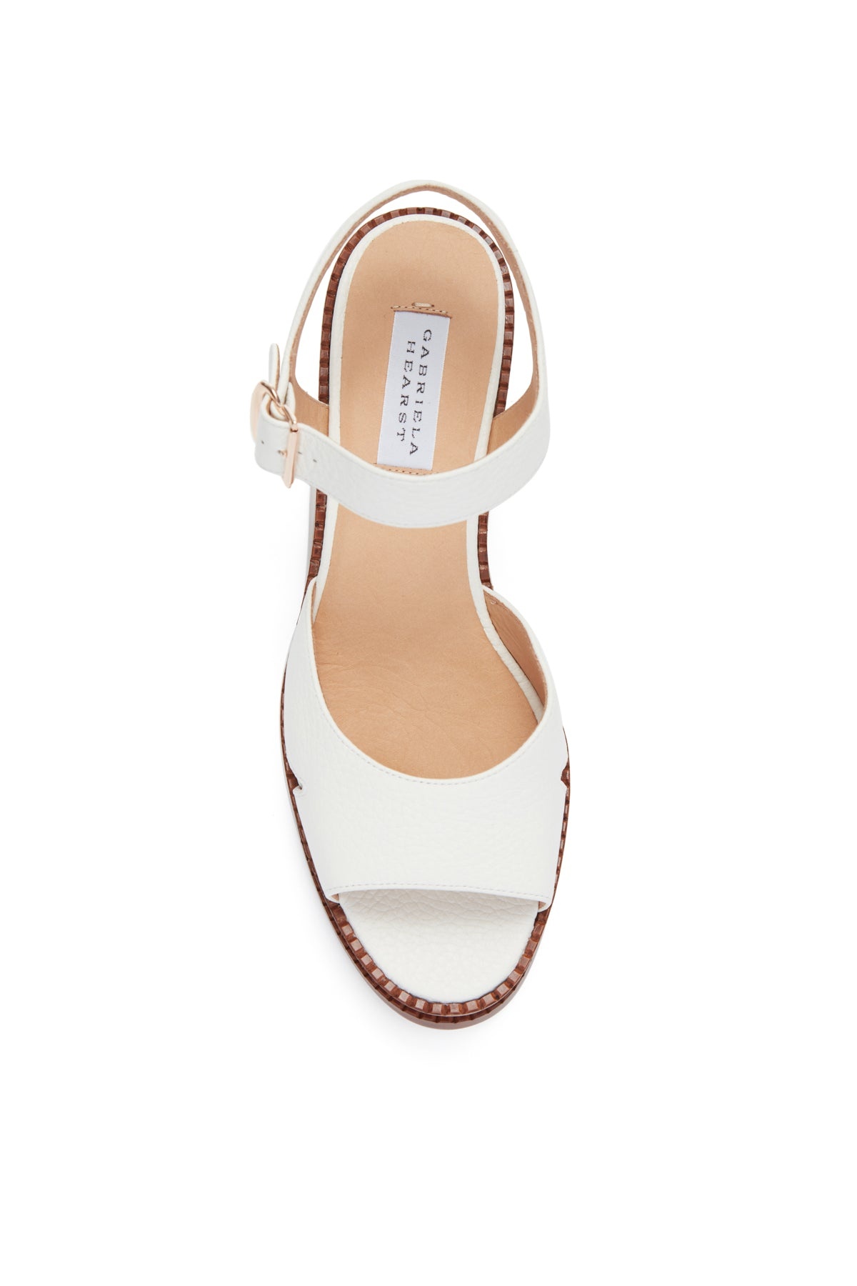 Zuri Platform Sandal in Cream Leather - 4