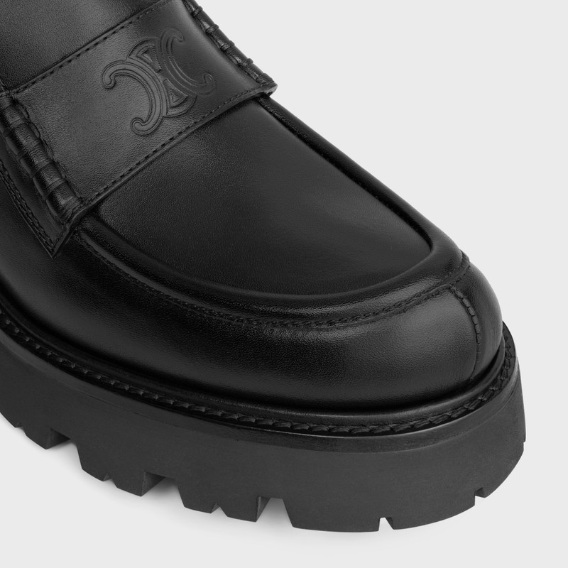 CELINE TRIOMPHE - LOAFER IN CALFSKIN VEGETAL TANNING AND CALFSKIN 4