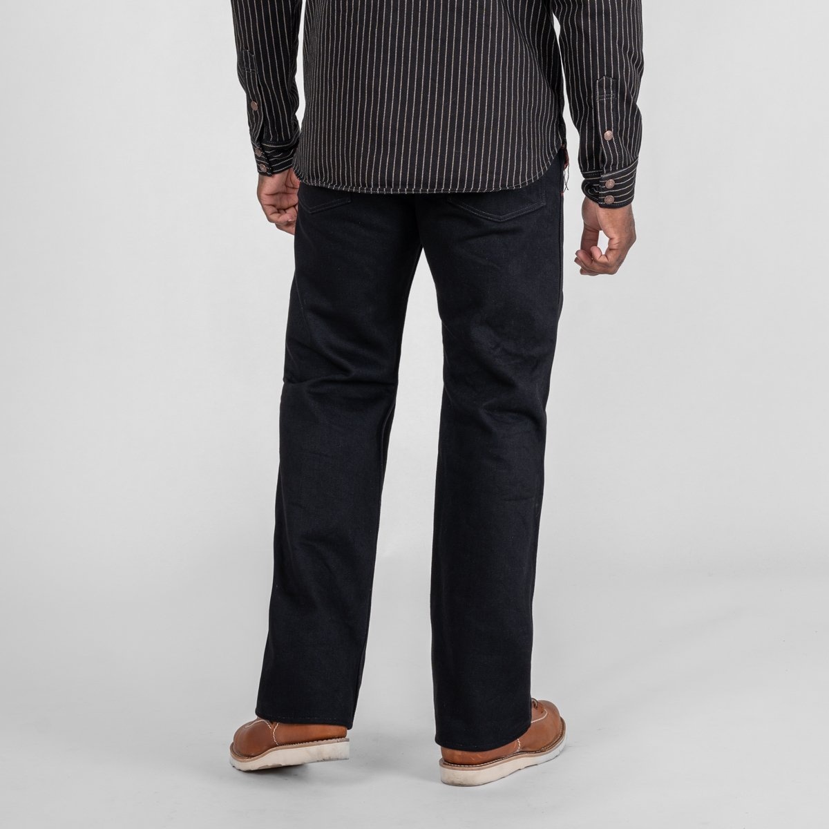 IH-829-BLK 21oz Serge Work Pants - Black - 3