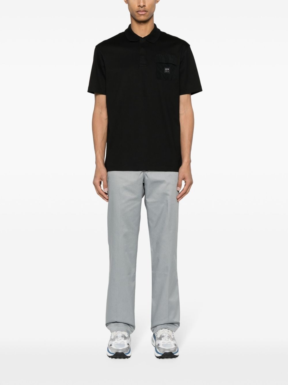 appliquÃ©-logo cotton polo shirt - 2