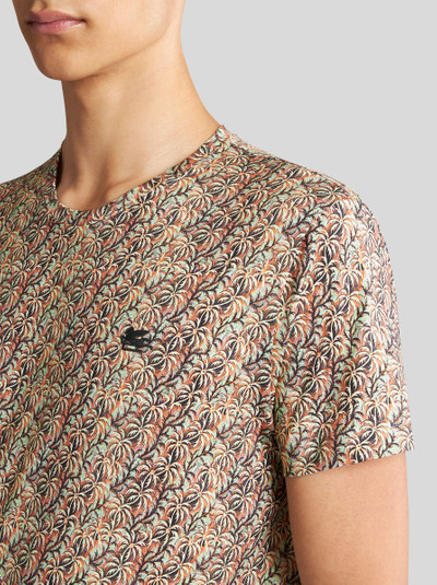 Etro PRINTED T-SHIRT WITH LOGO outlook