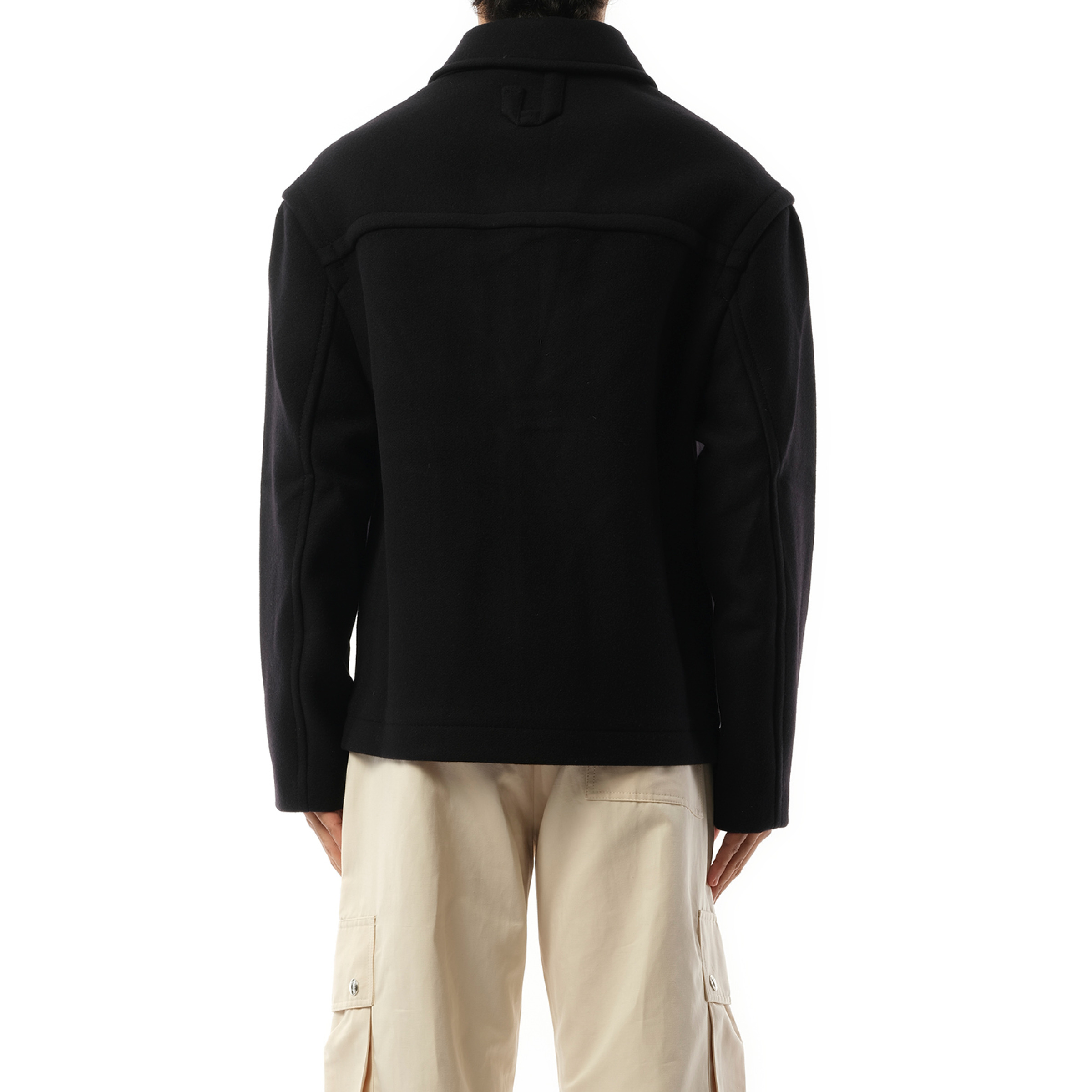 Le Manteau Court Jacket in Black - 6