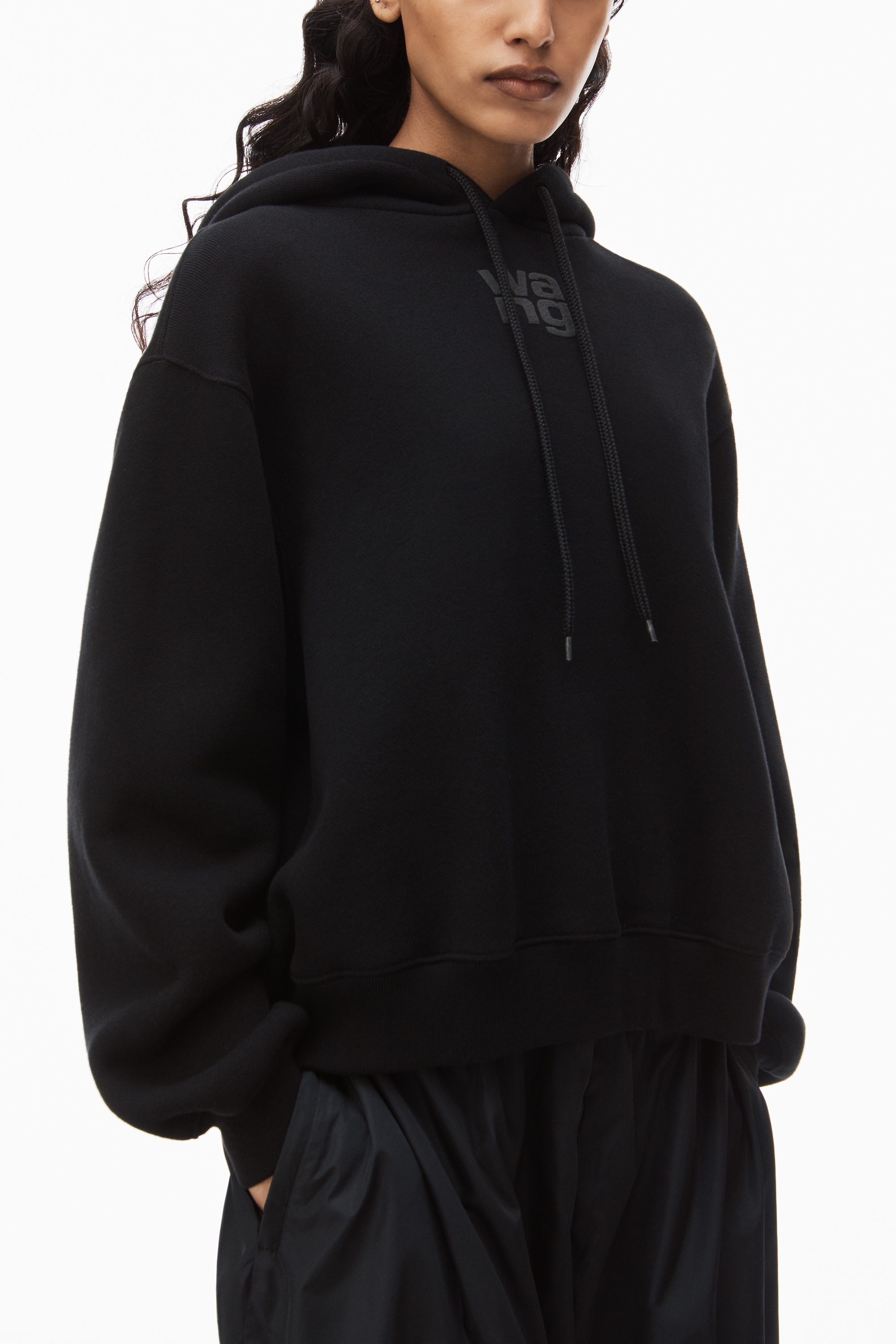 PUFF LOGO HOODIE IN STRUCTURED TERRY - 3