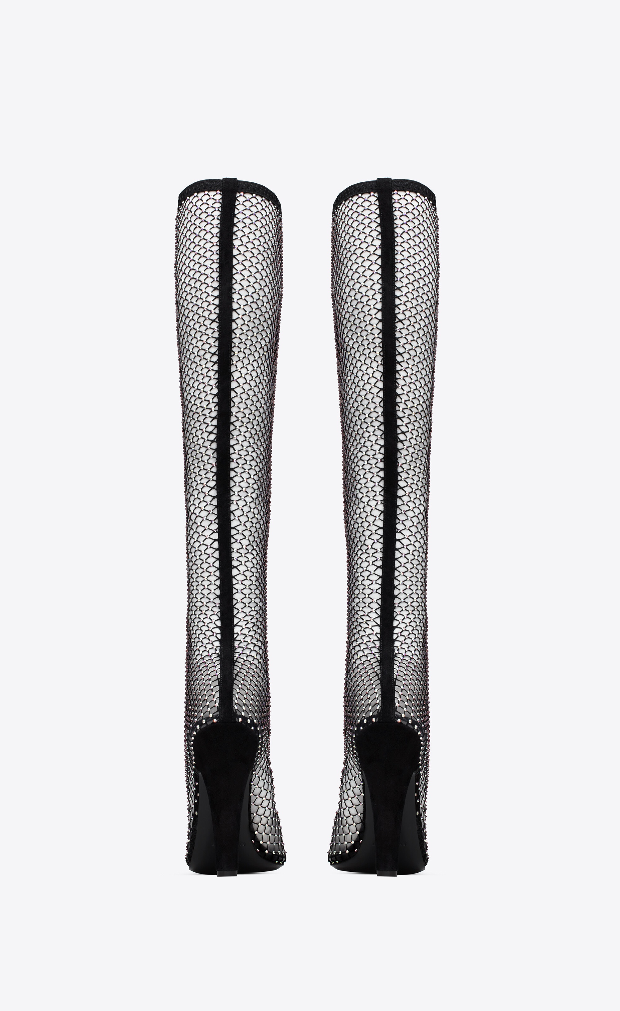 68 boots in mesh with rhinestones - 3