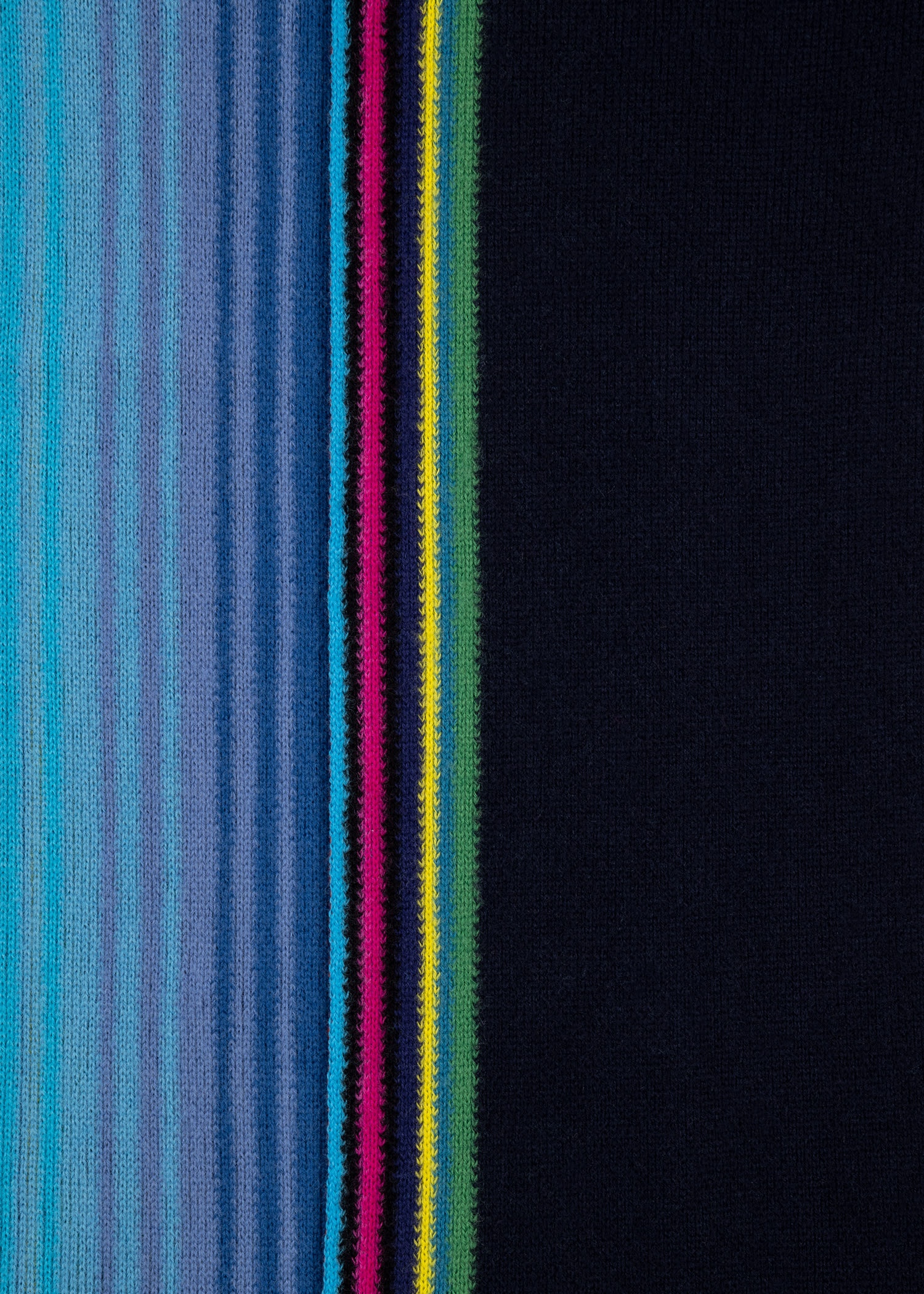 Merino Wool 'Sports Stripe' Scarf - 3