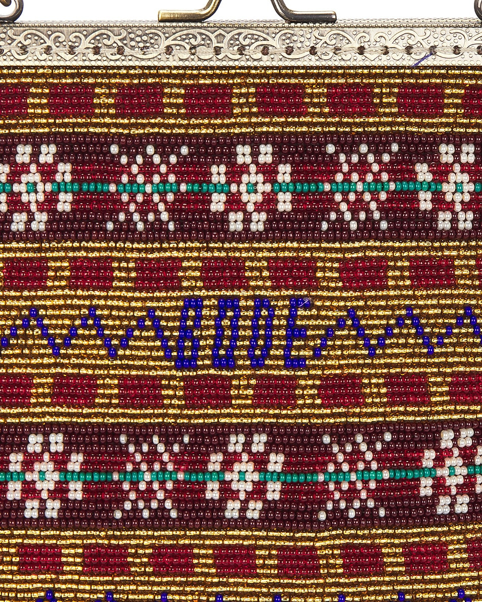 Beaded Bracken Frame Bag - 7