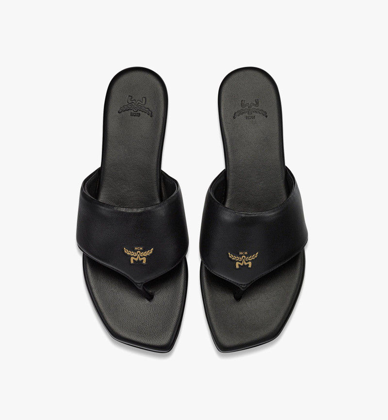 Flat Sandals in Lamb Leather 5