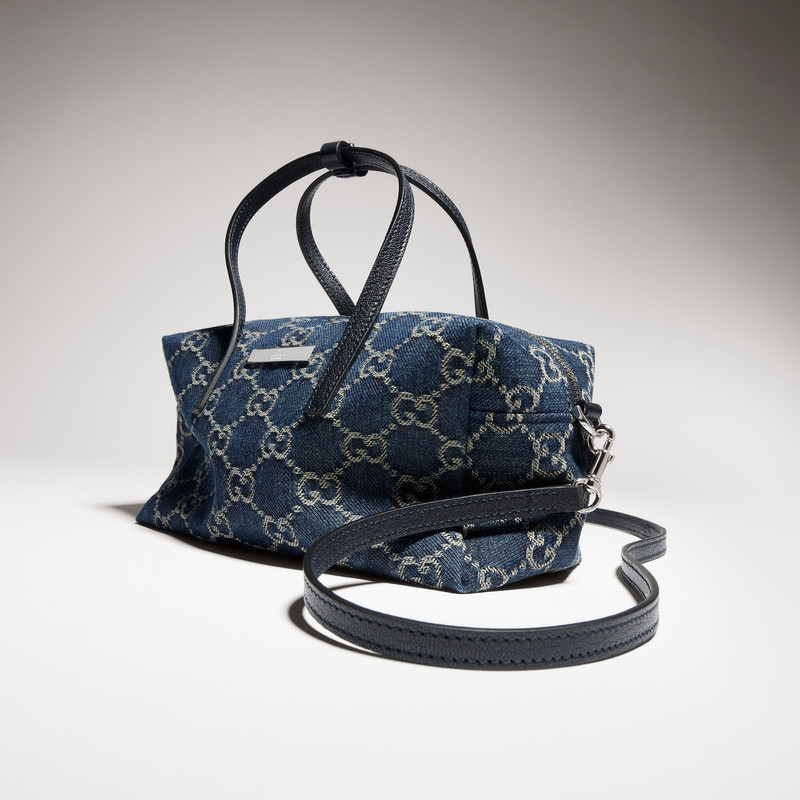 Small boston bag with Gucci plaque 6