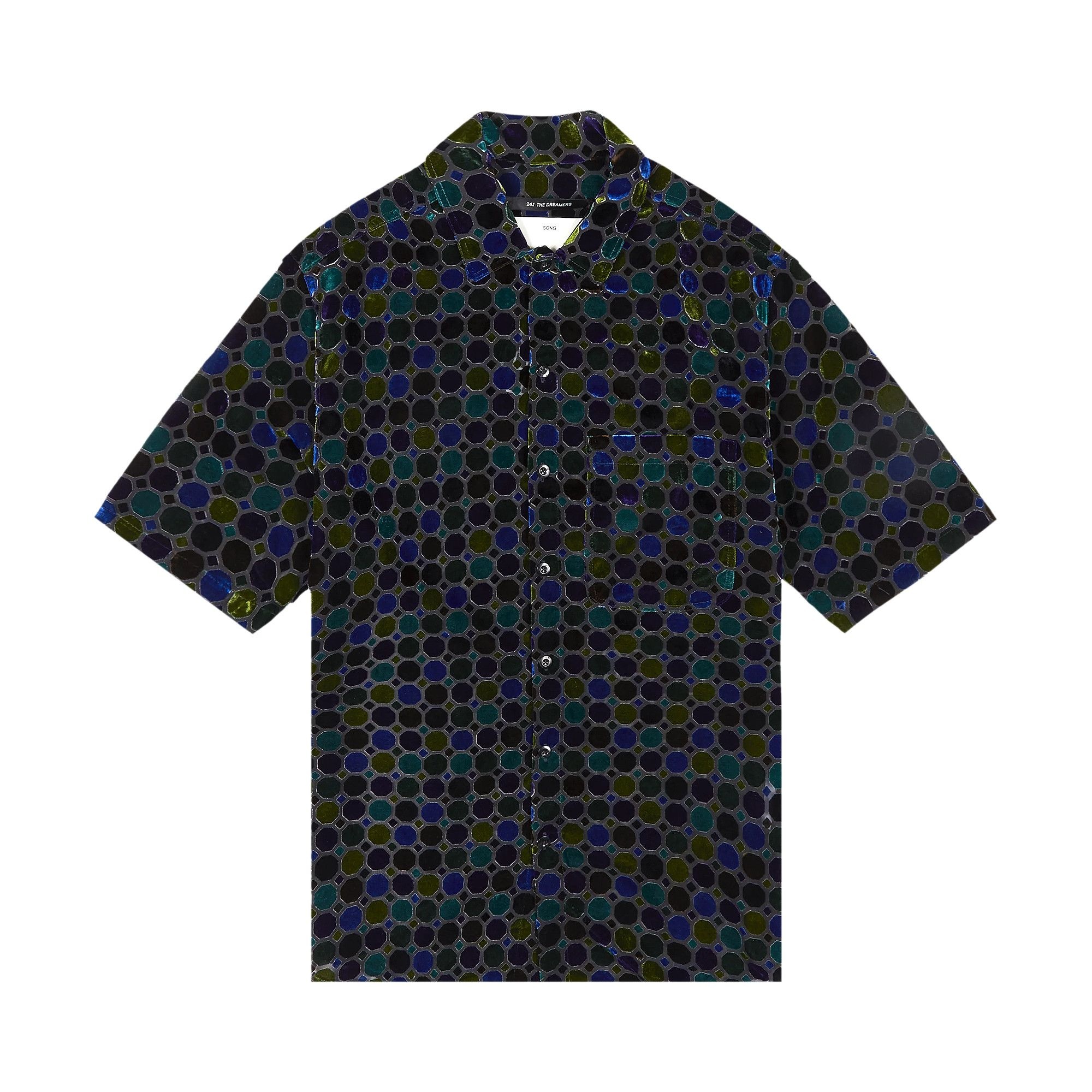 Song for the Mute Short-Sleeve Oversized Shirt 'Multicolor' - 1