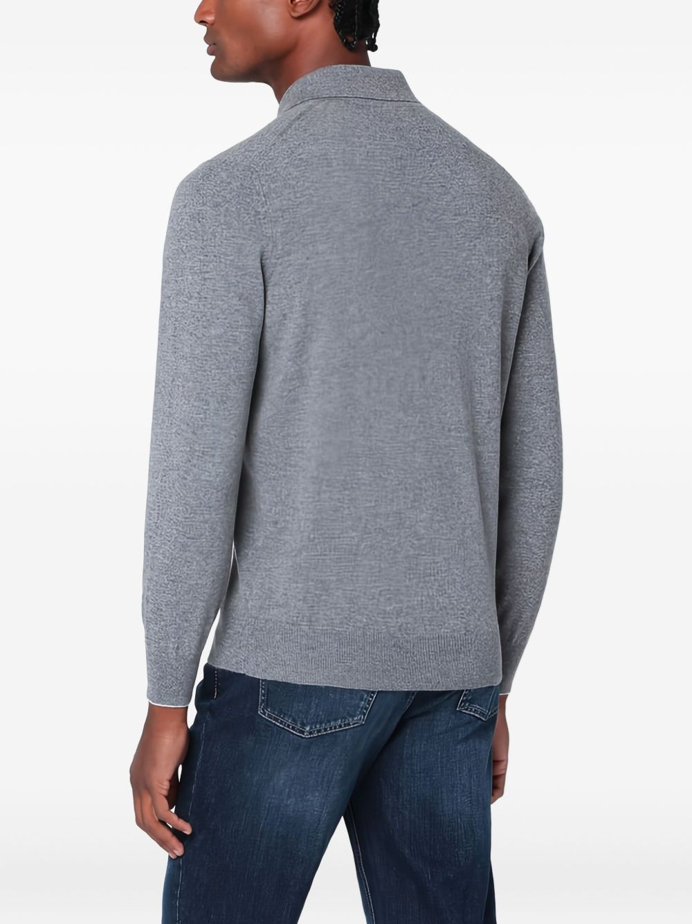 long-sleeve polo shirt - 4