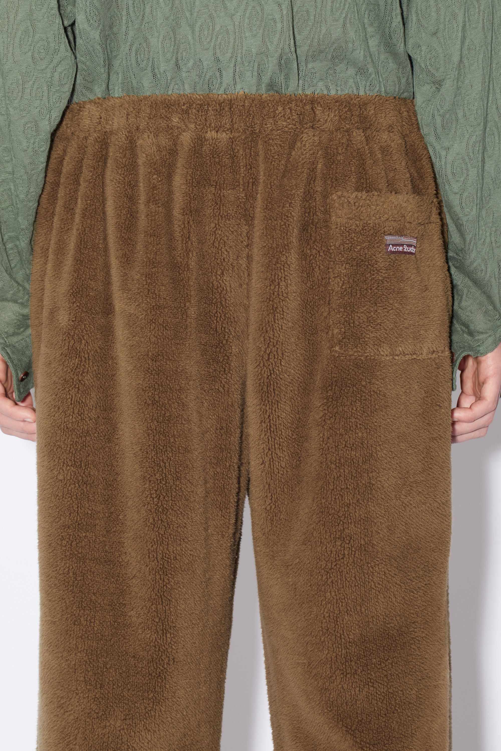 Teddy fleece trousers - Hazel beige - 5