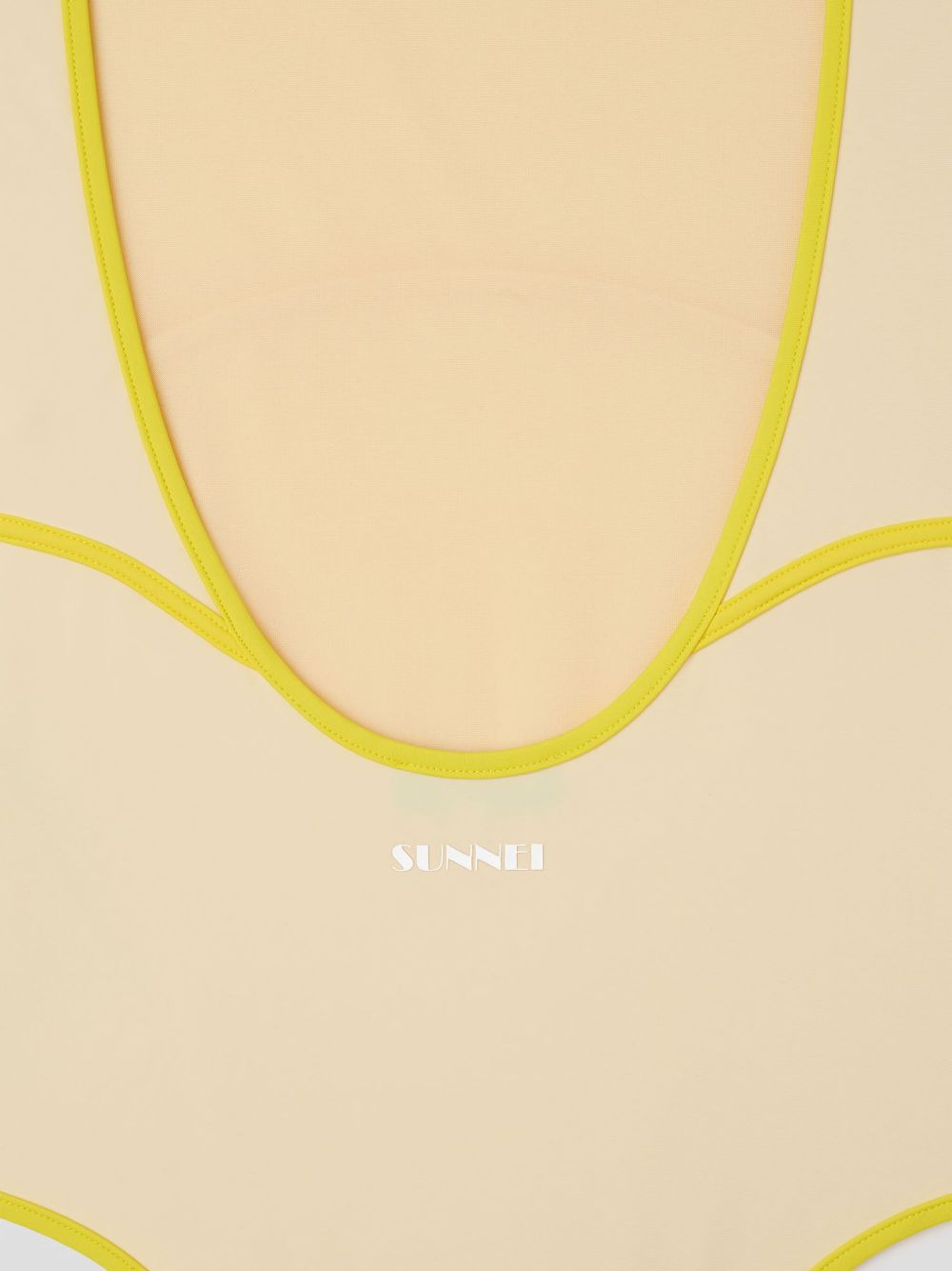 contrasting-trim swimsuit - 3