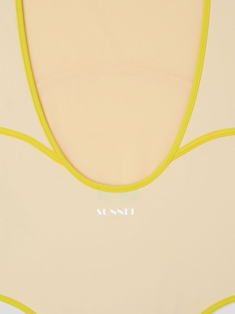 contrasting-trim swimsuit 3