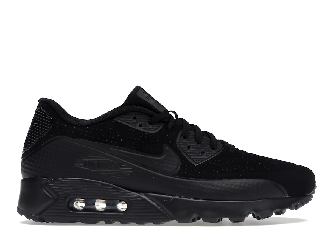 Nike Air Max 90 Ultra Moire Triple Black - 1