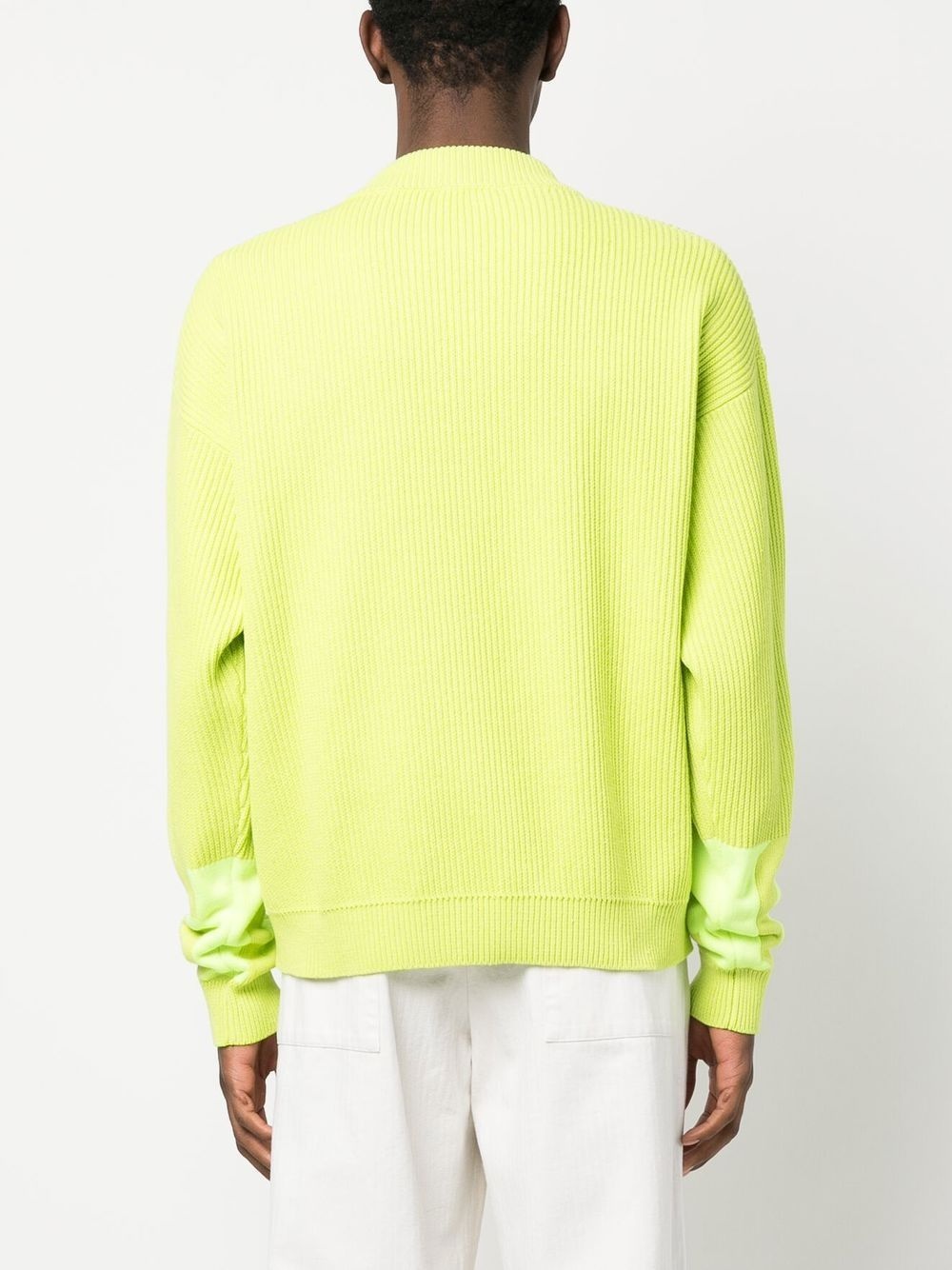 intarsia-knit logo jumper - 4