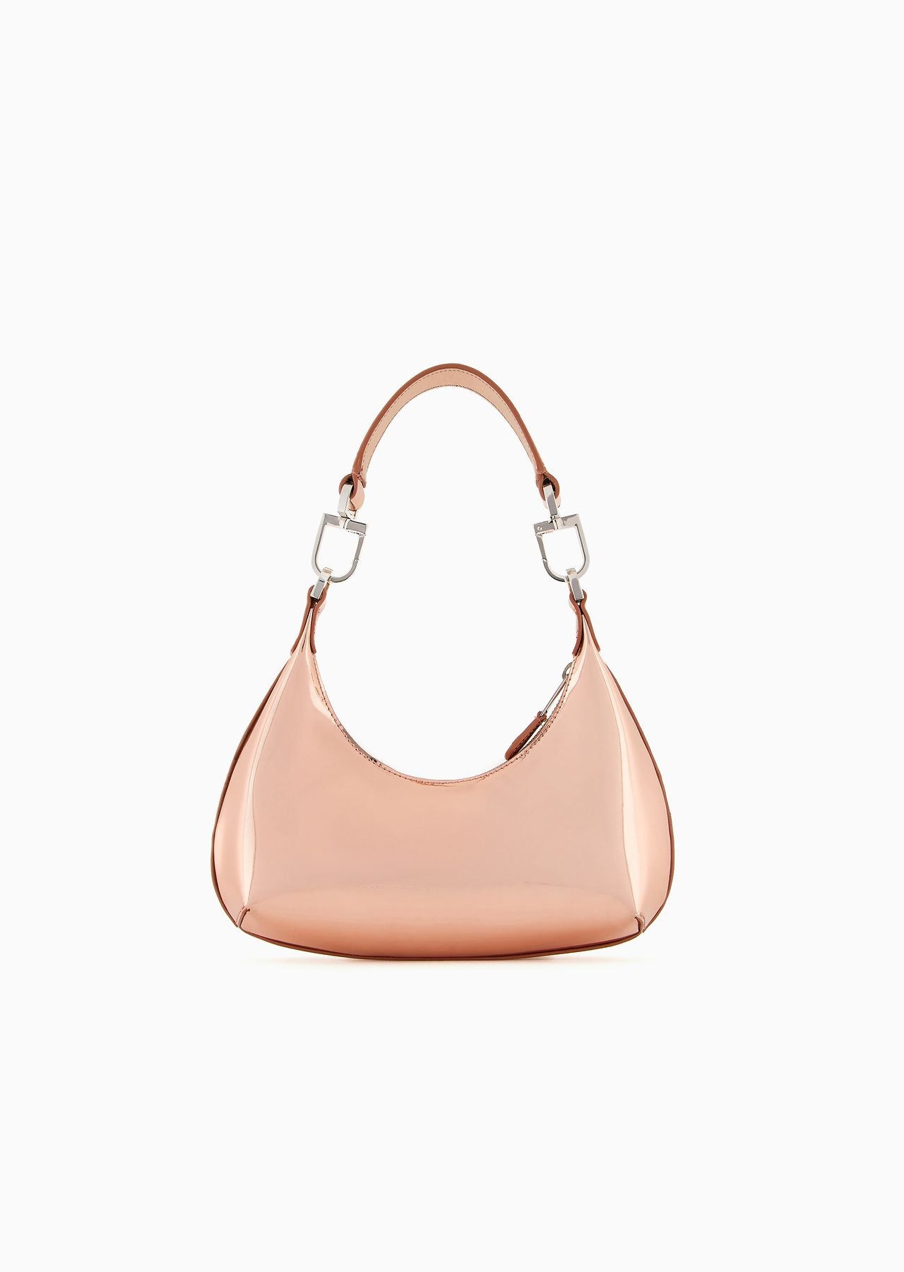 Lamé-leather la Prima mini hobo bag - 3