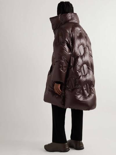 Moncler + Dingyun Zhang Iaphia Oversized Quilted Glossed-Shell Hooded Down Coat outlook