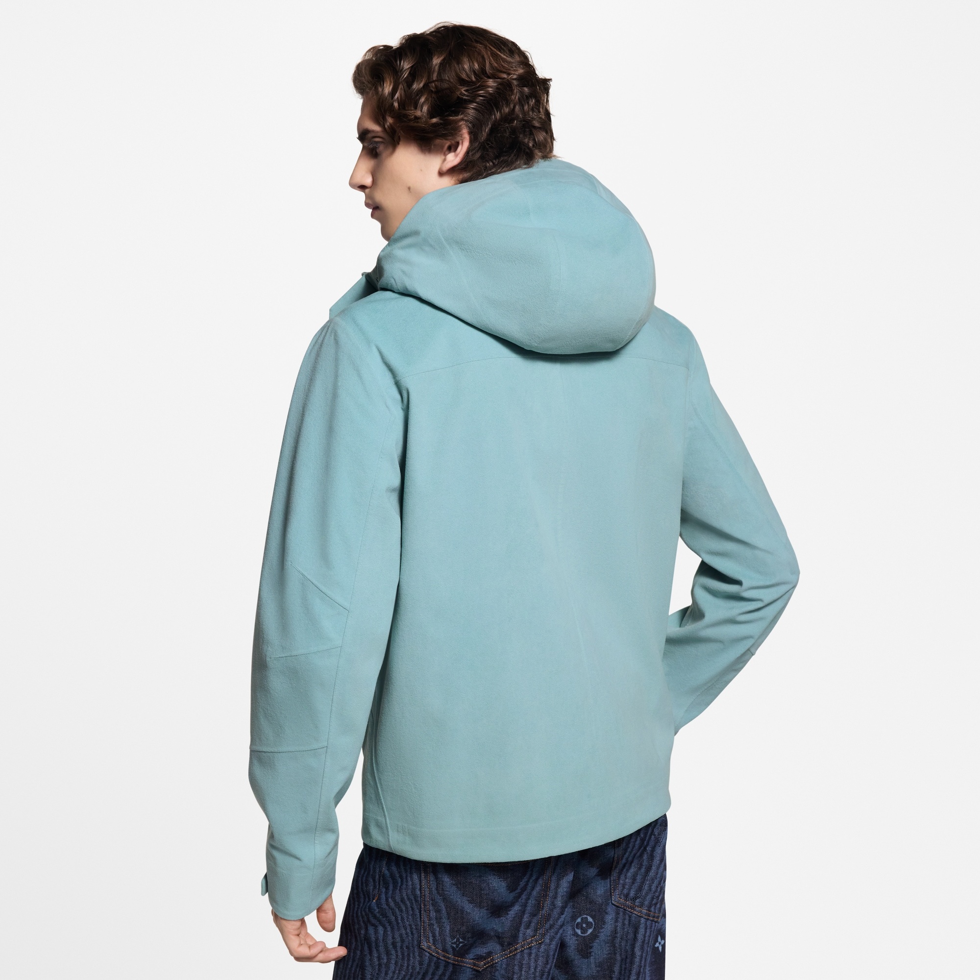 Technical Velvet Rain Jacket - 5