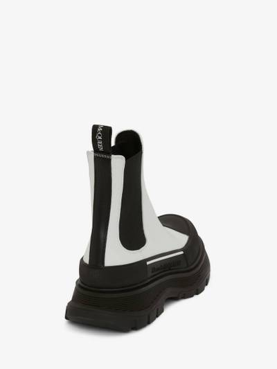 Alexander McQueen Tread Slick Boot in White/black outlook