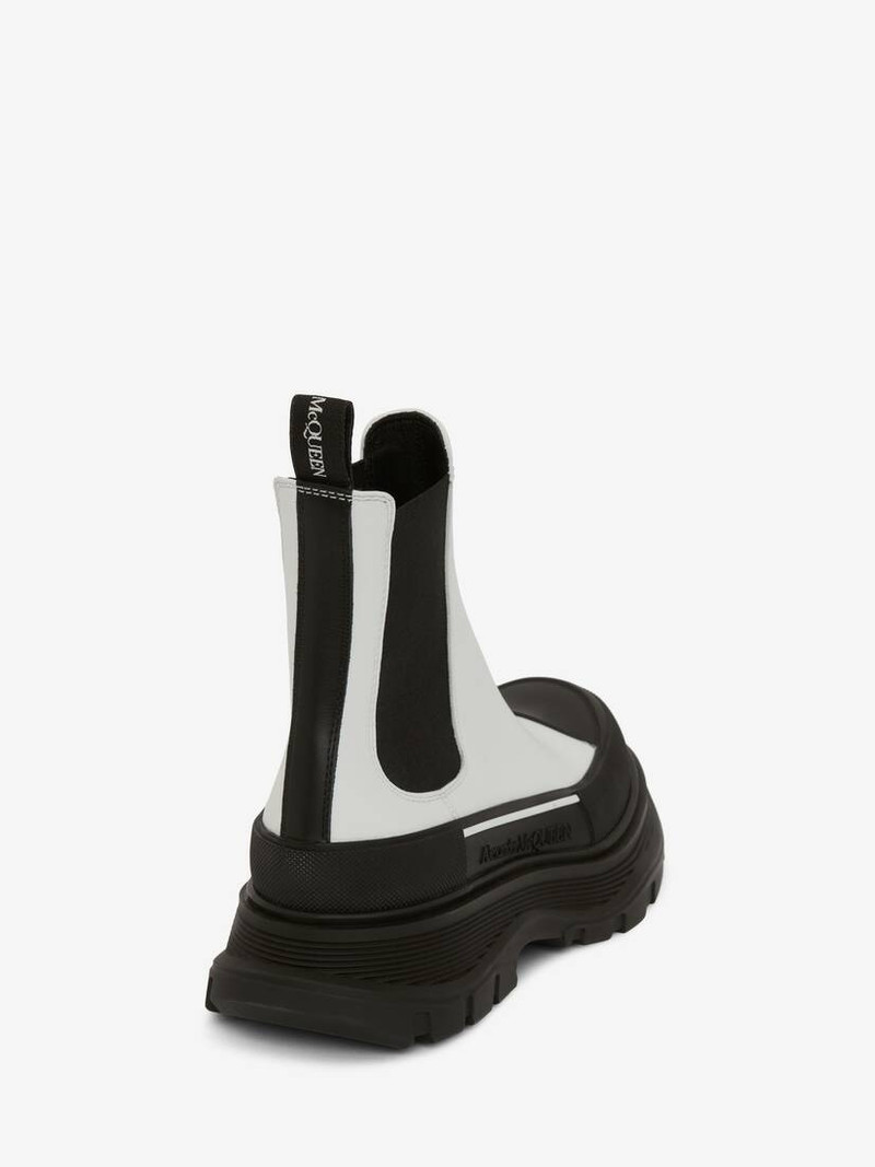 Alexander McQueen Tread Slick Boot in White/black outlook