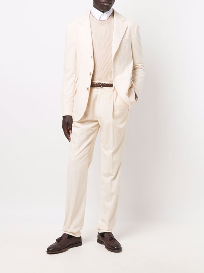 Brunello Cucinelli single-breasted suit outlook