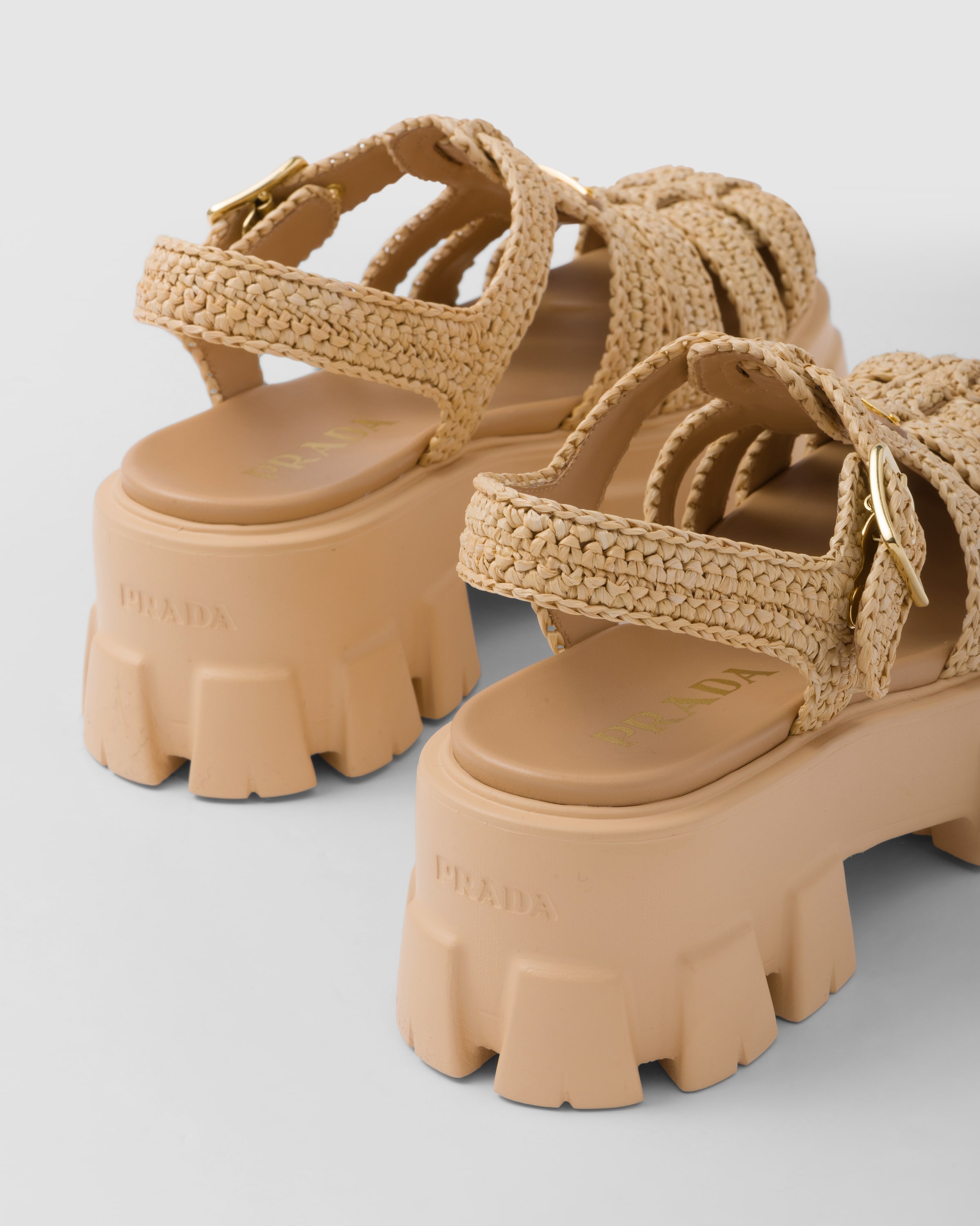 Monolith crochet cage sandals - 7