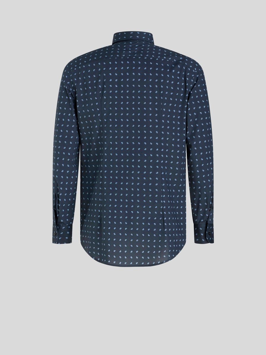 SHIRT WITH MICRO PAISLEY PATTERNS - 5