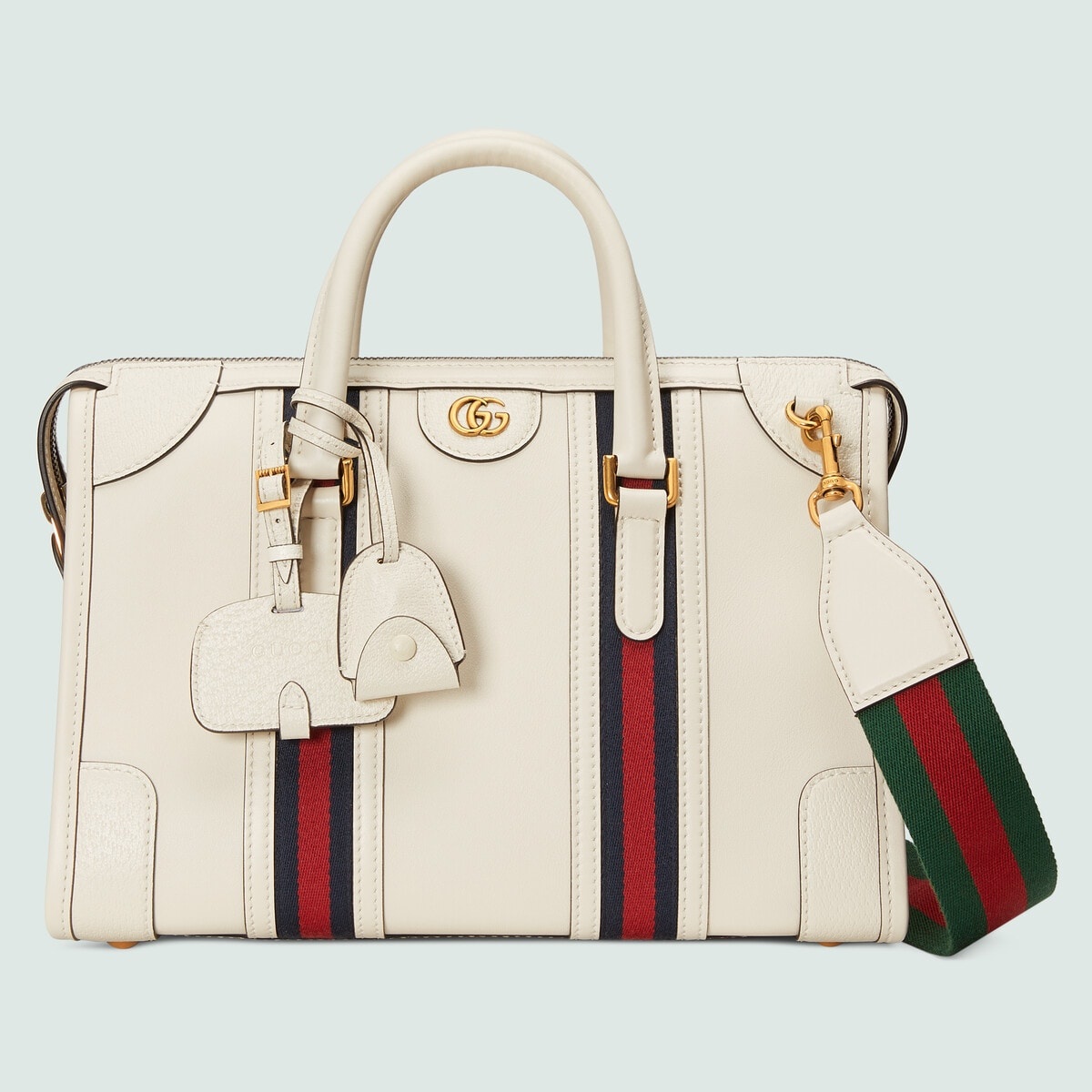Medium canvas top handle bag - 1