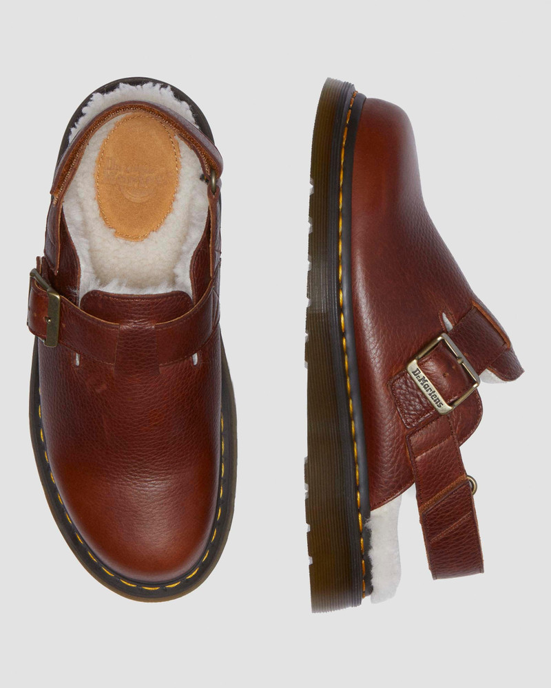 Dr. Martens Jorge II Ambassador Faux Fur Lined Slingback Mules outlook