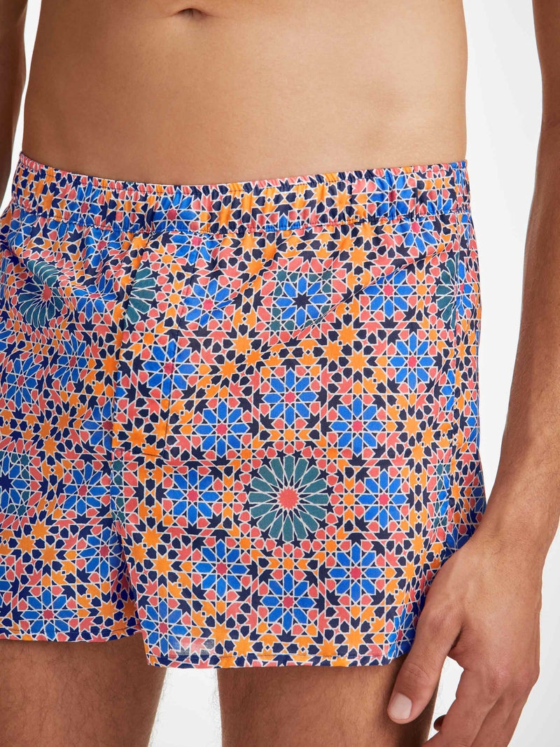 Men's Modern Fit Boxers Ledbury 69 Cotton Batiste Multi - 5