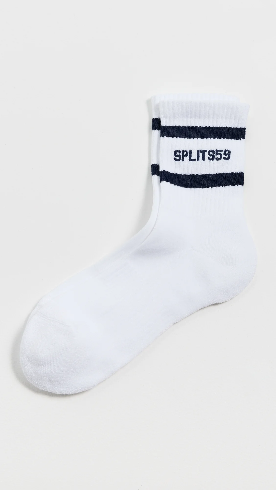 Logo Stripe Quarter Socks - 1