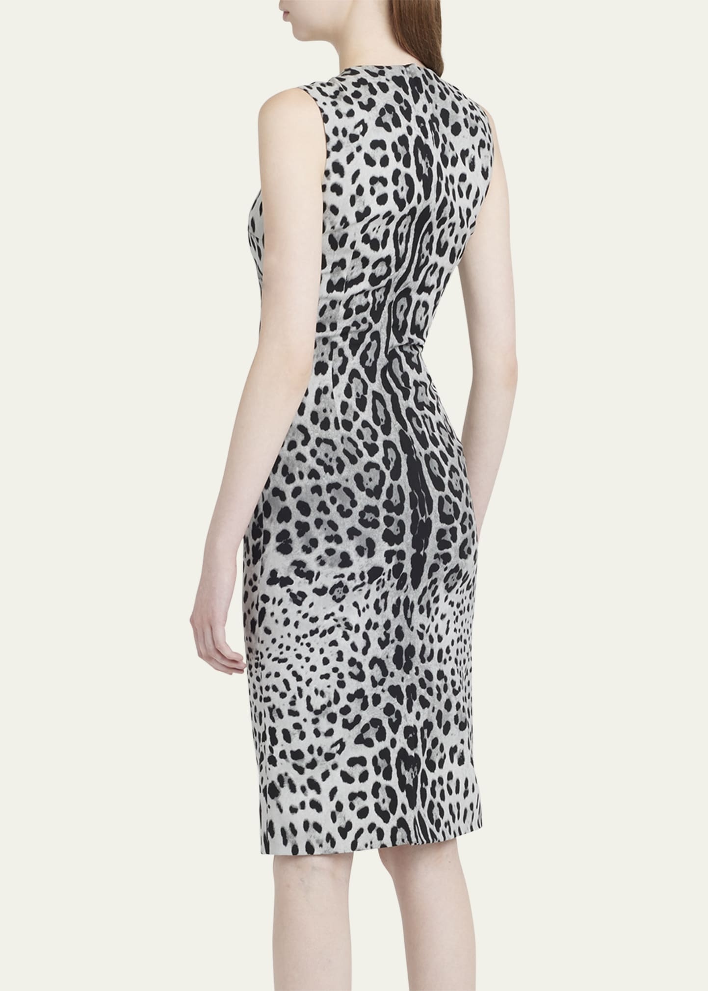 Printed Charmeuse Dress - 3