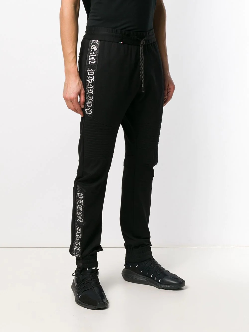logo band track pants - 3