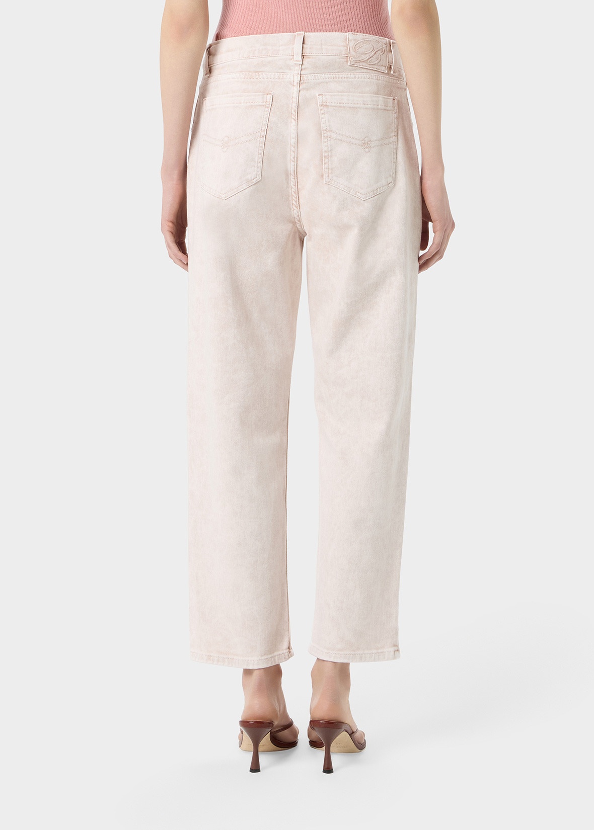 CARROT-FIT JEANS IN COTTON BULL - 4