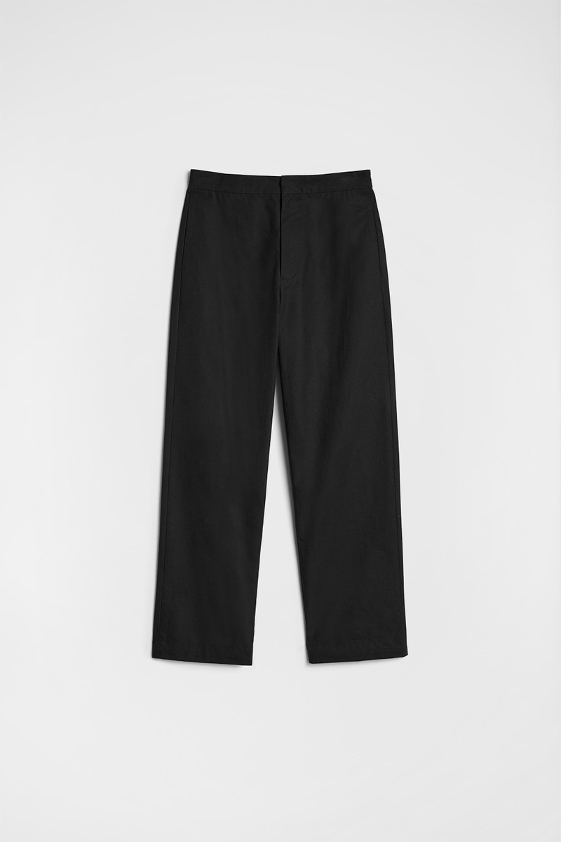 Cotton Tapered Trousers 1