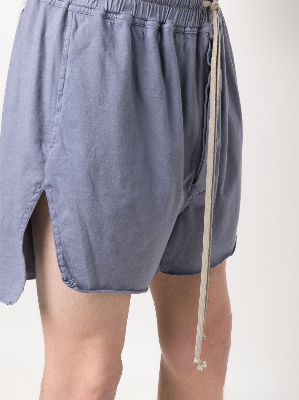 drawstring track shorts - 5