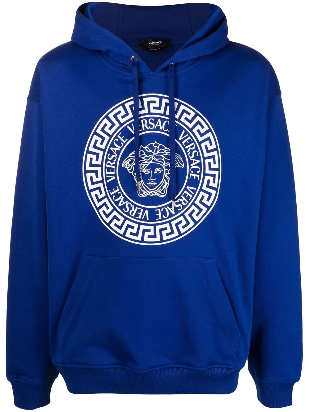 Medusa logo-print hoodie - 1