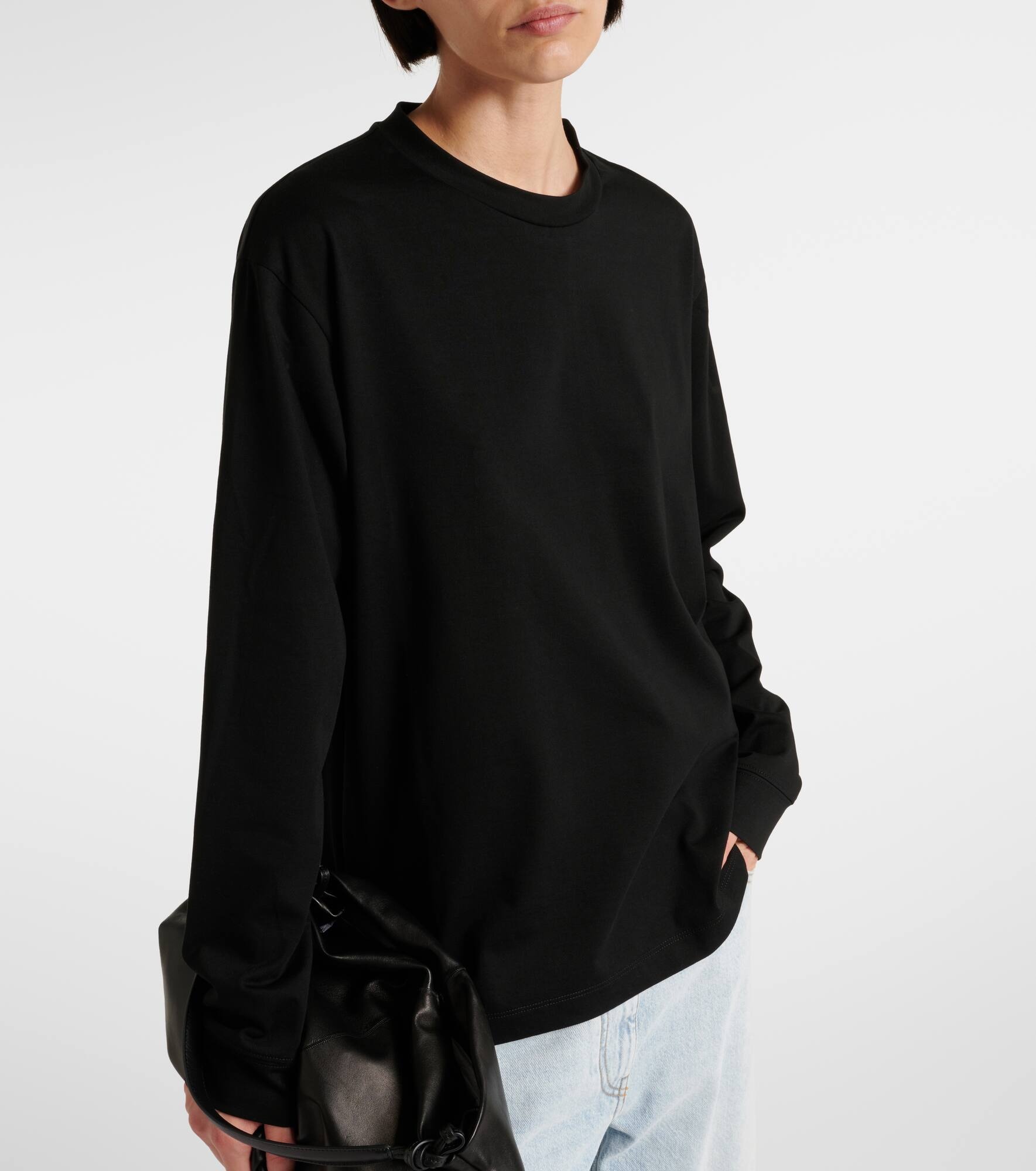 Ciles R cotton jersey top - 5